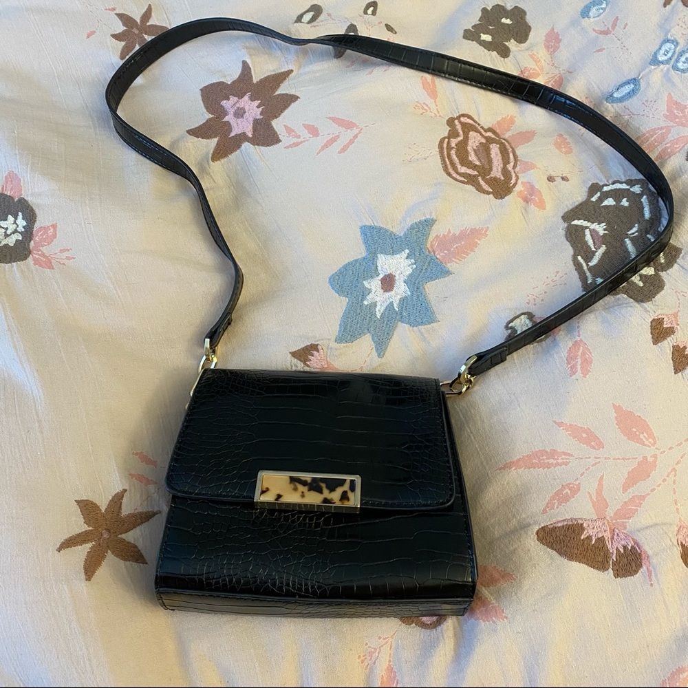 snake skin crossbody purse